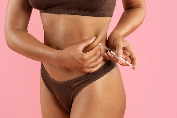 Woman beginning her GLP-1 weight loss journey