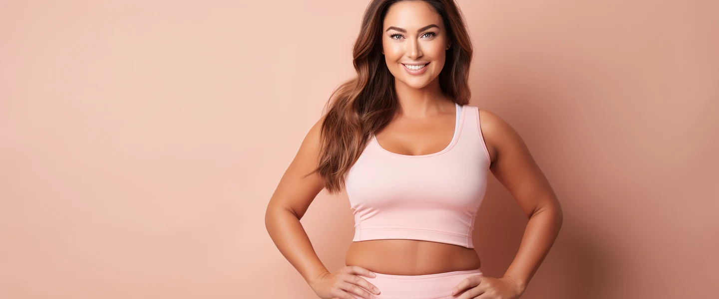 Woman choosing simple food in her kitchen